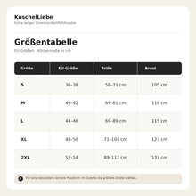 Lade das Bild in den Galerie-Viewer, KuschelLiebe – extra langer Oversize-Wohlfühlhoodie | deckenweich, warm &amp; vorteilhaft geschnitten
