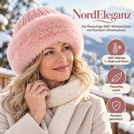 NordEleganz – Die flauschige 360°-Wintermütze mit Rundum-Ohrenschutz