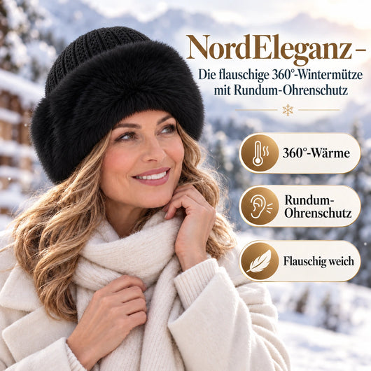 NordEleganz – Die flauschige 360°-Wintermütze mit Rundum-Ohrenschutz