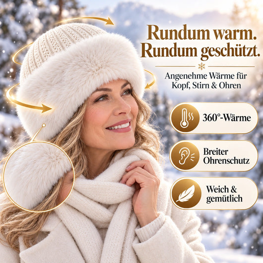 NordEleganz – Die flauschige 360°-Wintermütze mit Rundum-Ohrenschutz