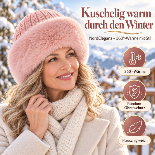 NordEleganz – Die flauschige 360°-Wintermütze mit Rundum-Ohrenschutz
