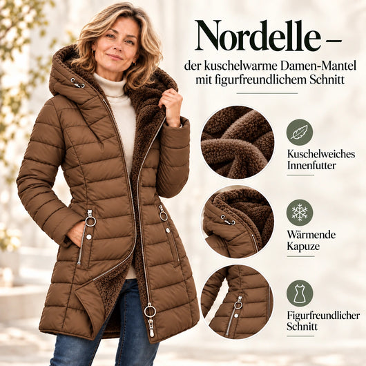 Nordelle – der kuschelwarme Damen-Mantel mit figurfreundlichem Schnitt