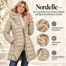 Lade das Bild in den Galerie-Viewer, Nordelle – der kuschelwarme Damen-Mantel mit figurfreundlichem Schnitt
