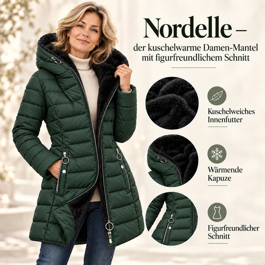 Nordelle – der kuschelwarme Damen-Mantel mit figurfreundlichem Schnitt