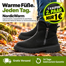 Lade das Bild in den Galerie-Viewer, NordicWarm - ergonomische, wasserdichte &amp; rutschfeste Schuhe für Herbst &amp; Winter zur Schmerzlinderung | 1-€ Aktion
