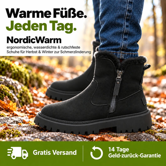 NordicWarm - ergonomische, wasserdichte & rutschfeste Schuhe für Herbst & Winter zur Schmerzlinderung 2026
