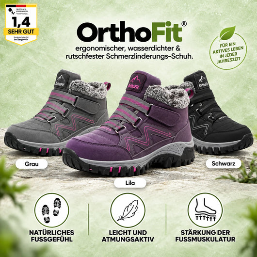 OrthoFit - ergonomischer, wasserdichter & rutschfester Schmerzlinderungs-Schuh 2026