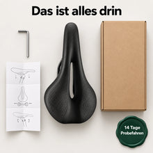 Lade das Bild in den Galerie-Viewer, OrthoRide – ergonomischer Fahrradsattel mit Druckentlastungskanal | gegen Taubheit, Sitz- und Steißbeinschmerzen
