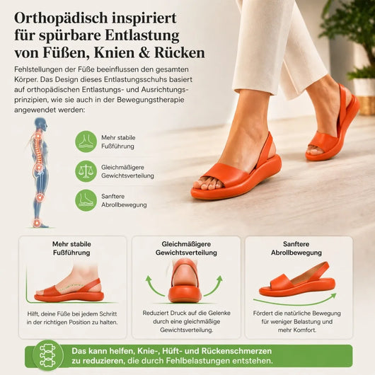 OrthoSandale – Bequeme Sandalen für Damen | Ergonomische Unterstützung