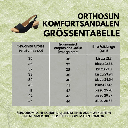 OrthoSun Schmerzlindernde Komfort-Sandaletten | Ergonomisches Design