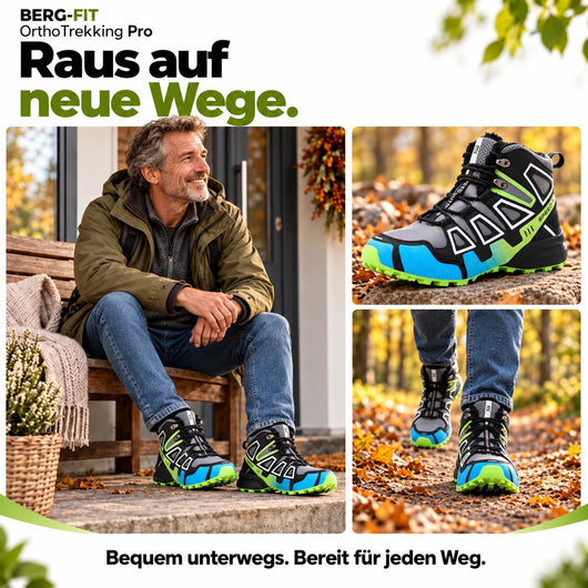 OrthoTrekking Pro - ergonomische schmerzlindernde Trekking u.-Wanderschuhe 2026