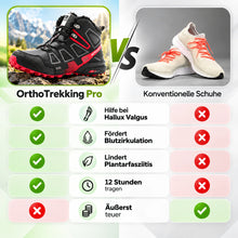 Lade das Bild in den Galerie-Viewer, OrthoTrekking Pro - ergonomische schmerzlindernde Trekking u.-Wanderschuhe 2026
