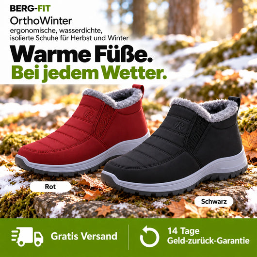 OrthoWinter - ergonomische, wasserdichte, isolierte Schuhe für Herbst und Winter 2026