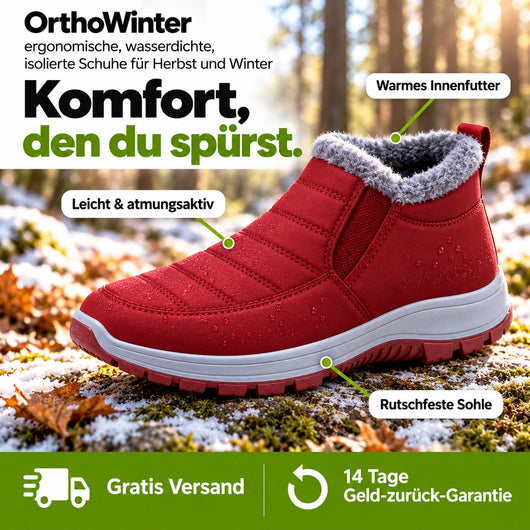 OrthoWinter - ergonomische, wasserdichte, isolierte Schuhe für Herbst und Winter 2026