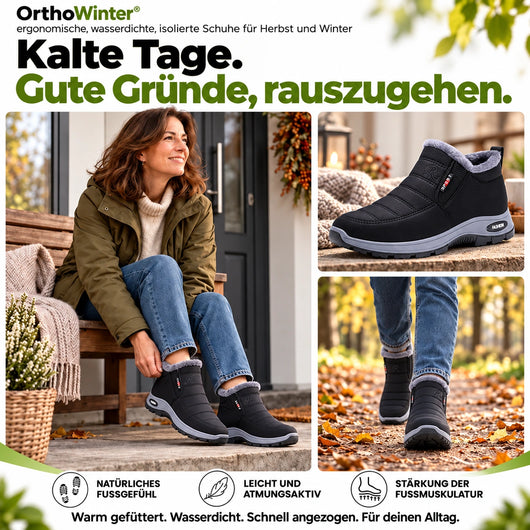 OrthoWinter - ergonomische, wasserdichte, isolierte Schuhe für Herbst und Winter 2026