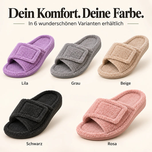 Orthofit - orthopädische Winter-Slipper | Rutschfest, Weich & Schmerzlindernd
