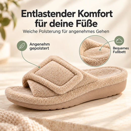 Orthofit - orthopädische Winter-Slipper | Rutschfest, Weich & Schmerzlindernd
