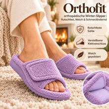 Lade das Bild in den Galerie-Viewer, Orthofit - orthopädische Winter-Slipper | Rutschfest, Weich &amp; Schmerzlindernd

