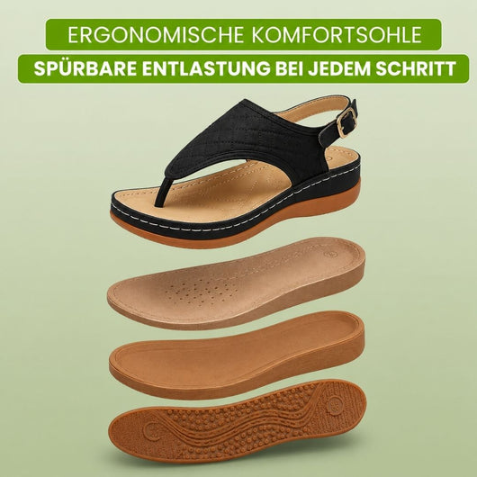 OrthoKomfort - Damen ergonomische schmerzlindernde Komfort-Sandalen