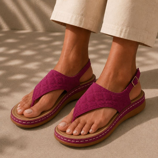 OrthoKomfort - Damen ergonomische schmerzlindernde Komfort-Sandalen