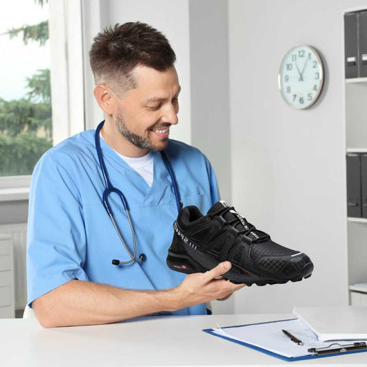 OrthoTrekking - ergonomische schmerzlindernde Trekking u.- Wanderschuhe - (1+1  Gratis)