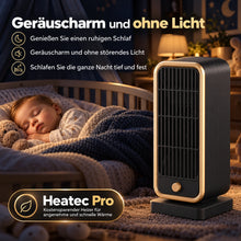 Lade das Bild in den Galerie-Viewer, HEATEC Pro - energiesparende tragbare Komfortheizung mit hoher Heizleistung &amp; Sicherheitssystem ohne Installation | Bis 20 m²
