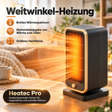 Lade das Bild in den Galerie-Viewer, HEATEC Pro - energiesparende tragbare Komfortheizung mit hoher Heizleistung &amp; Sicherheitssystem ohne Installation | Bis 20 m²
