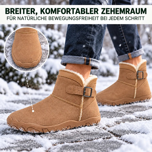 ThermoHug – Ergonomische, wasserdicht & rutschfest Barfuß-Winterstiefel