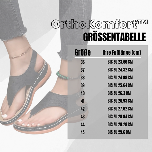 OrthoKomfort - Schmerzlindernde Komfort-Sandalen | Rutschfest & Federleicht