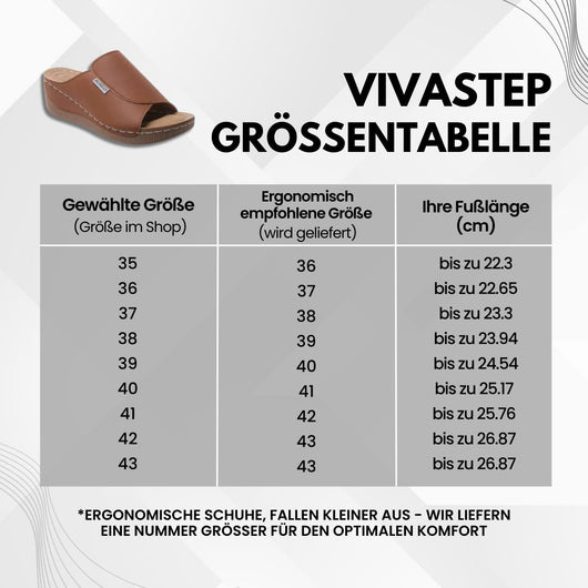 VivaStep - Komfortable Sandalen mit anatomischer Unterstützung | Ergonomisches Design