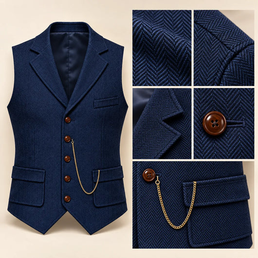 Windsor – formende Komfortweste für Herren | Elegant & ultrabequem