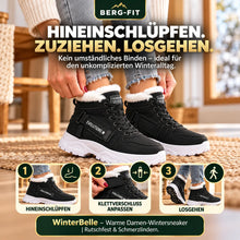 Lade das Bild in den Galerie-Viewer, WinterBelle – Warme Damen-Wintersneaker | Rutschfest &amp; Schmerzlindern
