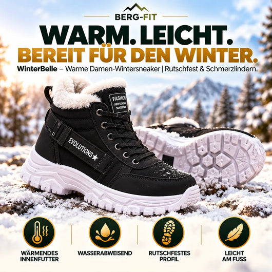 WinterBelle – Warme Damen-Wintersneaker | Rutschfest & Schmerzlindern
