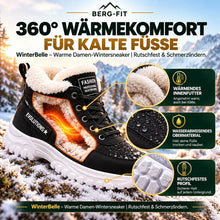 Lade das Bild in den Galerie-Viewer, WinterBelle – Warme Damen-Wintersneaker | Rutschfest &amp; Schmerzlindern
