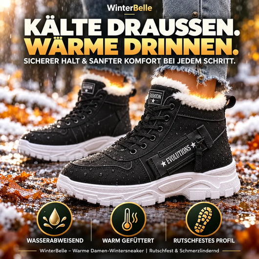 WinterBelle – Warme Damen-Wintersneaker | Rutschfest & Schmerzlindern