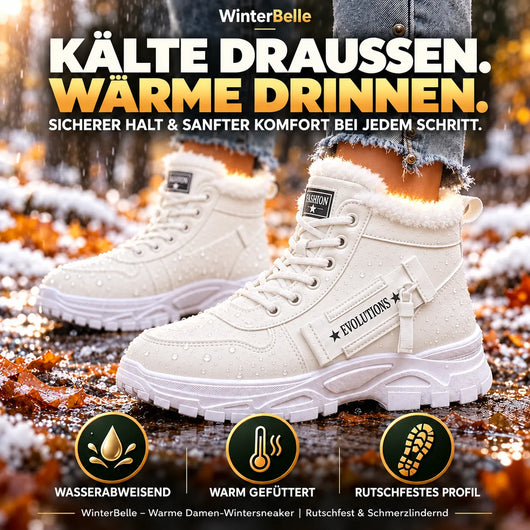 WinterBelle – Warme Damen-Wintersneaker | Rutschfest & Schmerzlindern