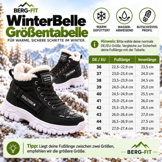 WinterBelle – Warme Damen-Wintersneaker | Rutschfest & Schmerzlindern