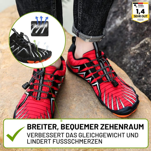 AeroX Pro - ergonomischer schmerzlindernder Barfußschuh für sicheres, gelenkschonendes Gehen für Senioren