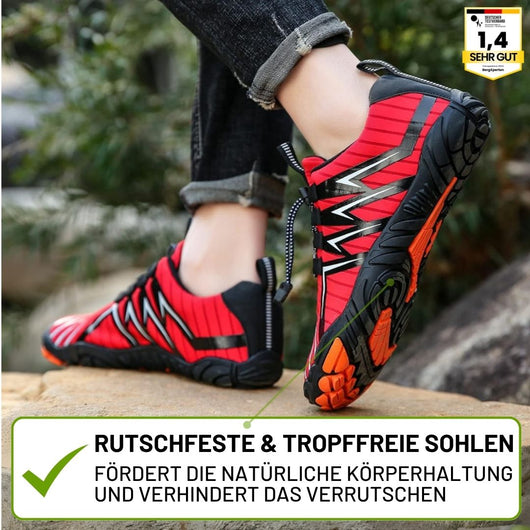 AeroX Pro - ergonomischer schmerzlindernder Barfußschuh für sicheres, gelenkschonendes Gehen für Senioren