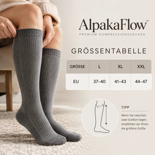 AlpakaFlow – Premium-Kompressionssocken mit Alpakafaser