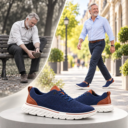 FeelFree Gentleman – orthopädischer Herren-Komfortschuh | federleicht, dämpfend & einfach anzuziehen