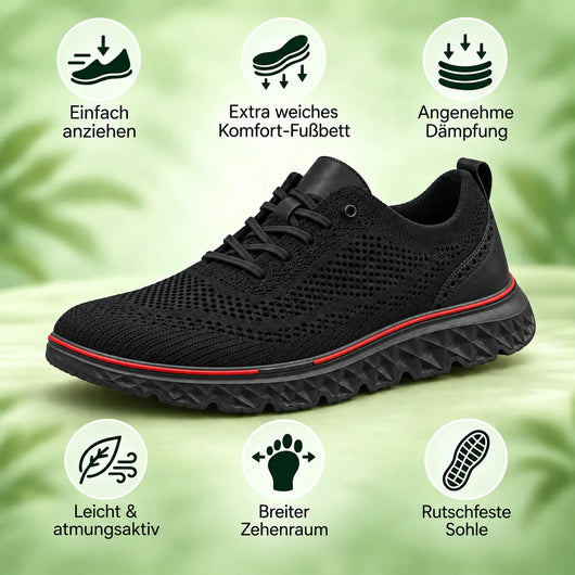 FeelFree Gentleman – orthopädischer Herren-Komfortschuh | federleicht, dämpfend & einfach anzuziehen