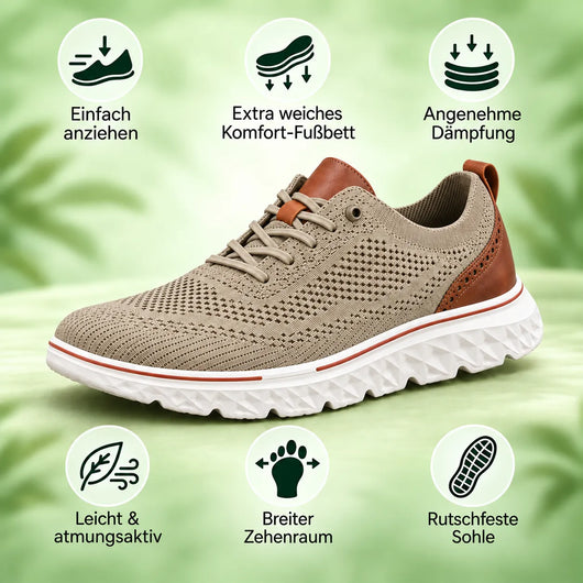 FeelFree Gentleman – orthopädischer Herren-Komfortschuh | federleicht, dämpfend & einfach anzuziehen
