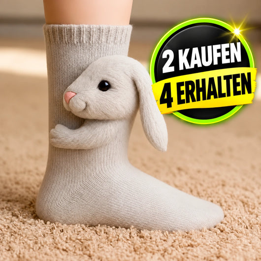 HUGGY Socken  – Nie mehr kalte Füße nur noch HUGGY - Einheitsgröße-Unisex | Handgefertigt