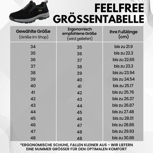 FeelFree Ergo - Orthopädischer, rutschfester & wasserdichter Schmerzlinderungs - Schuh Unisex