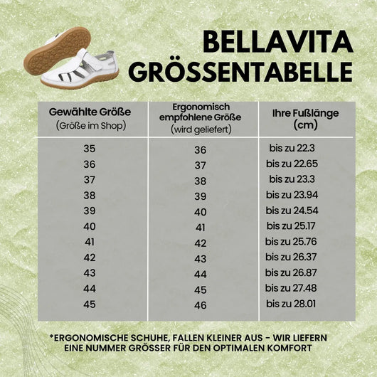 BellaVita Komfort-Sandale aus Leder — Premium-Soft · Rutschfest · Federleicht