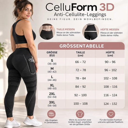 CelluForm 3D Anti-Cellulite-Leggings