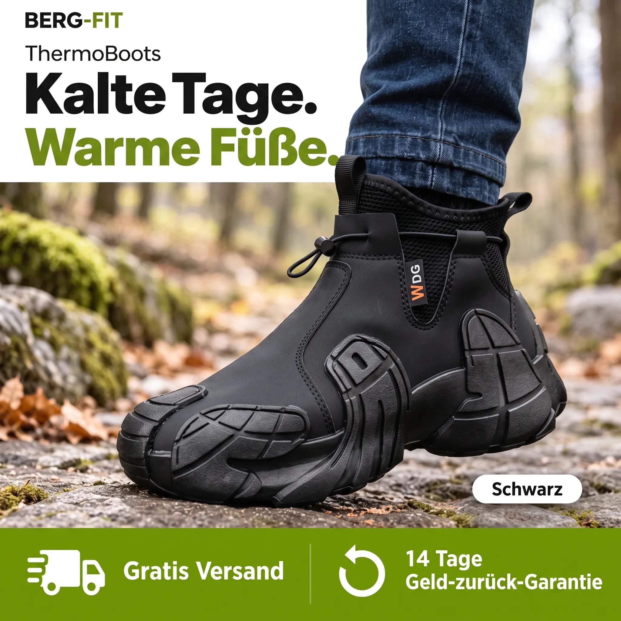 ThermoBoots – Wasserdichte Allwetter-Ganzjahresstiefel