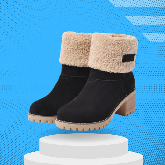 Diana - Schmerzlindernde Winterstiefel mit dickem Absatz für Damen